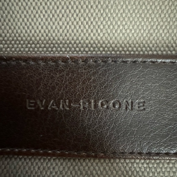 Vtg Evan Picone Brown Tan Crossbody Bag - Picture 9 of 14